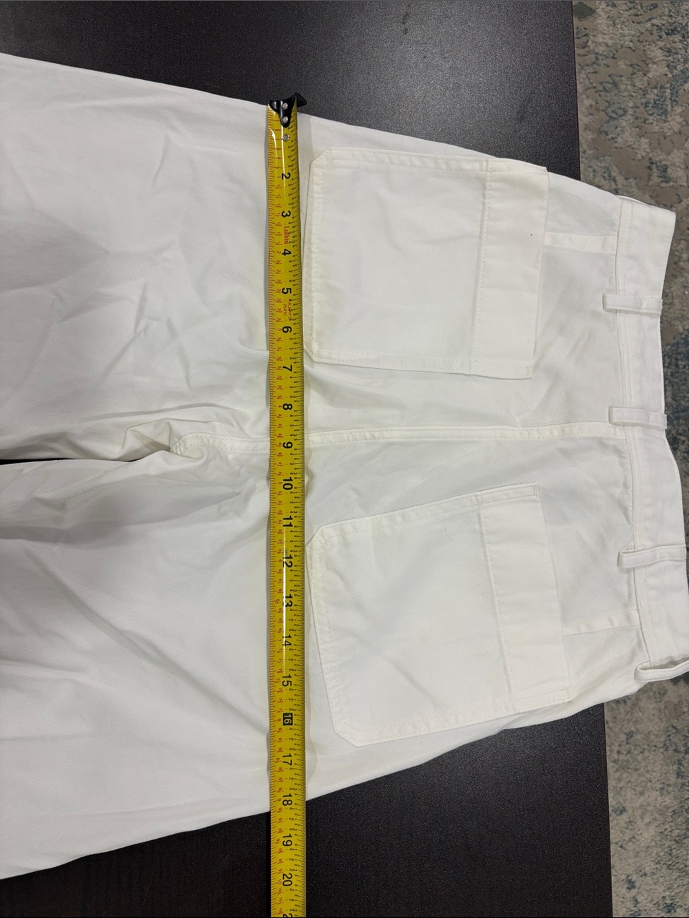 NWT Buck Mason Women’s White Wide Leg Sailorette Pant Size 23 Retail $198 - Picture 9 of 11